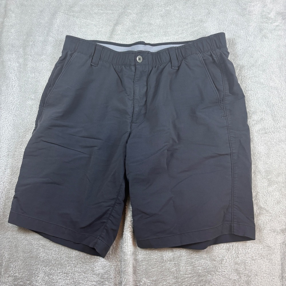 Under Armour Shorts Men 38 Performance Golf Stretch Dark Gray